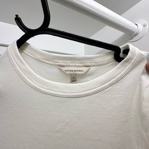 Basic white tee from Banana Republic